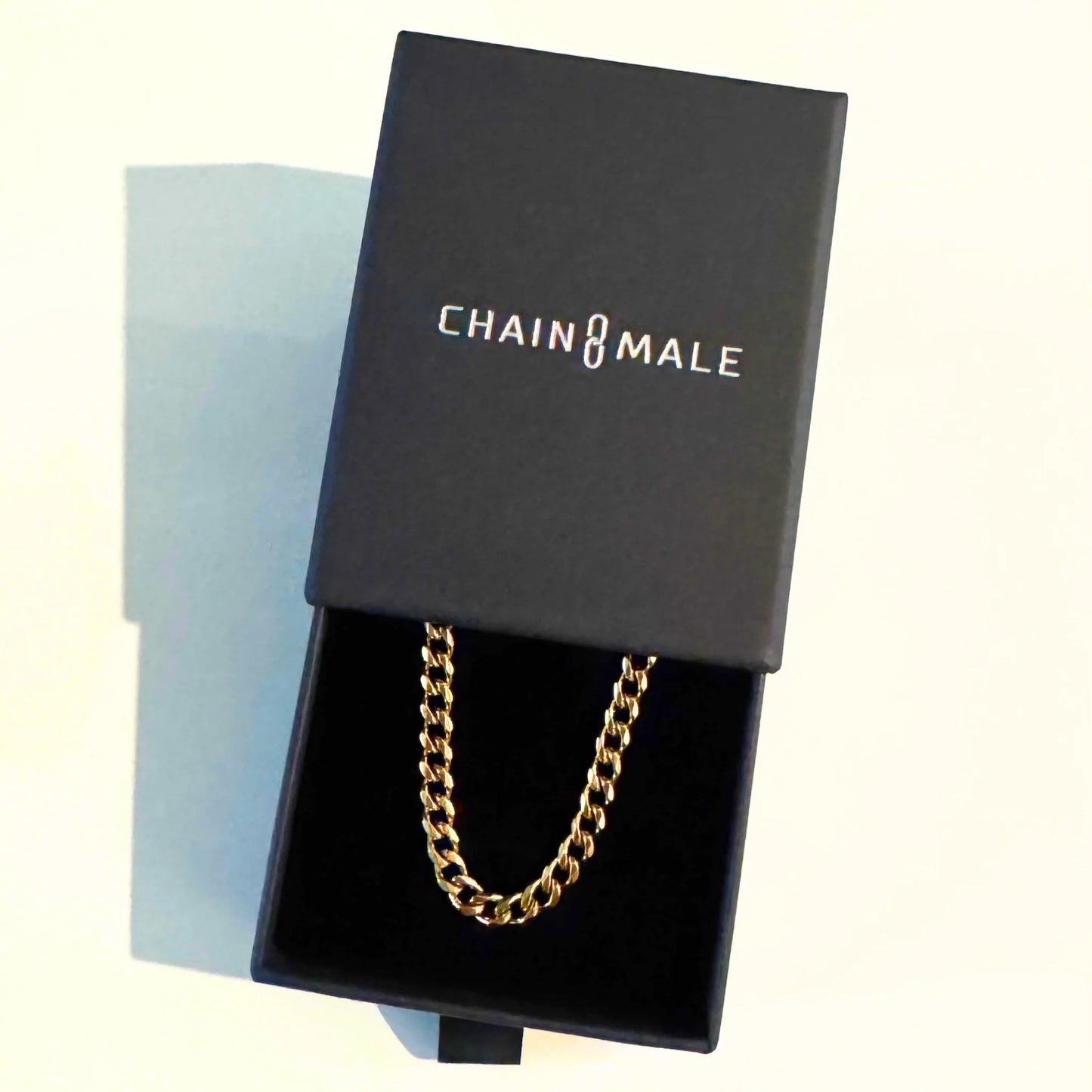 Gold 5mm Curb Chain Necklace