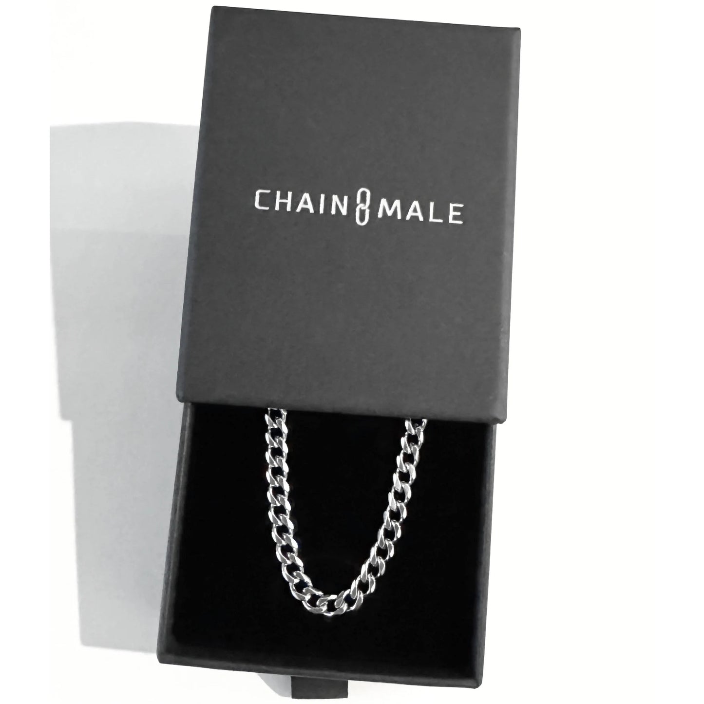 Silver 5mm Curb Chain Necklace