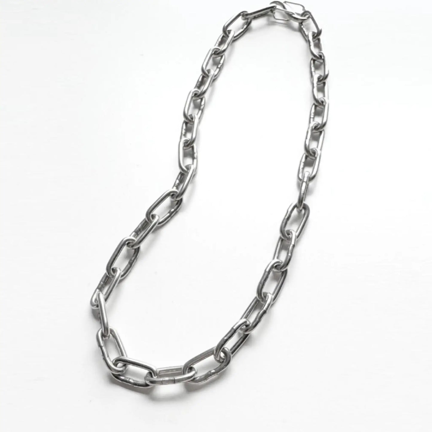 Chain Male light duty 3mm stainless steel chain necklace flat lay, men's Hardwear collection