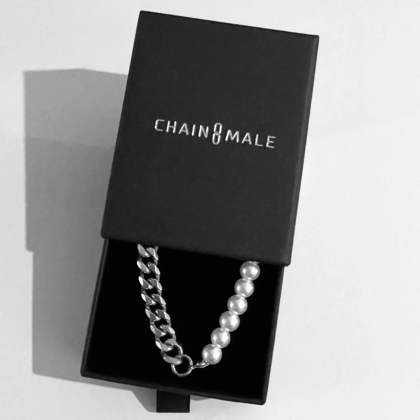 Pearl & Stainless Steel Necklace