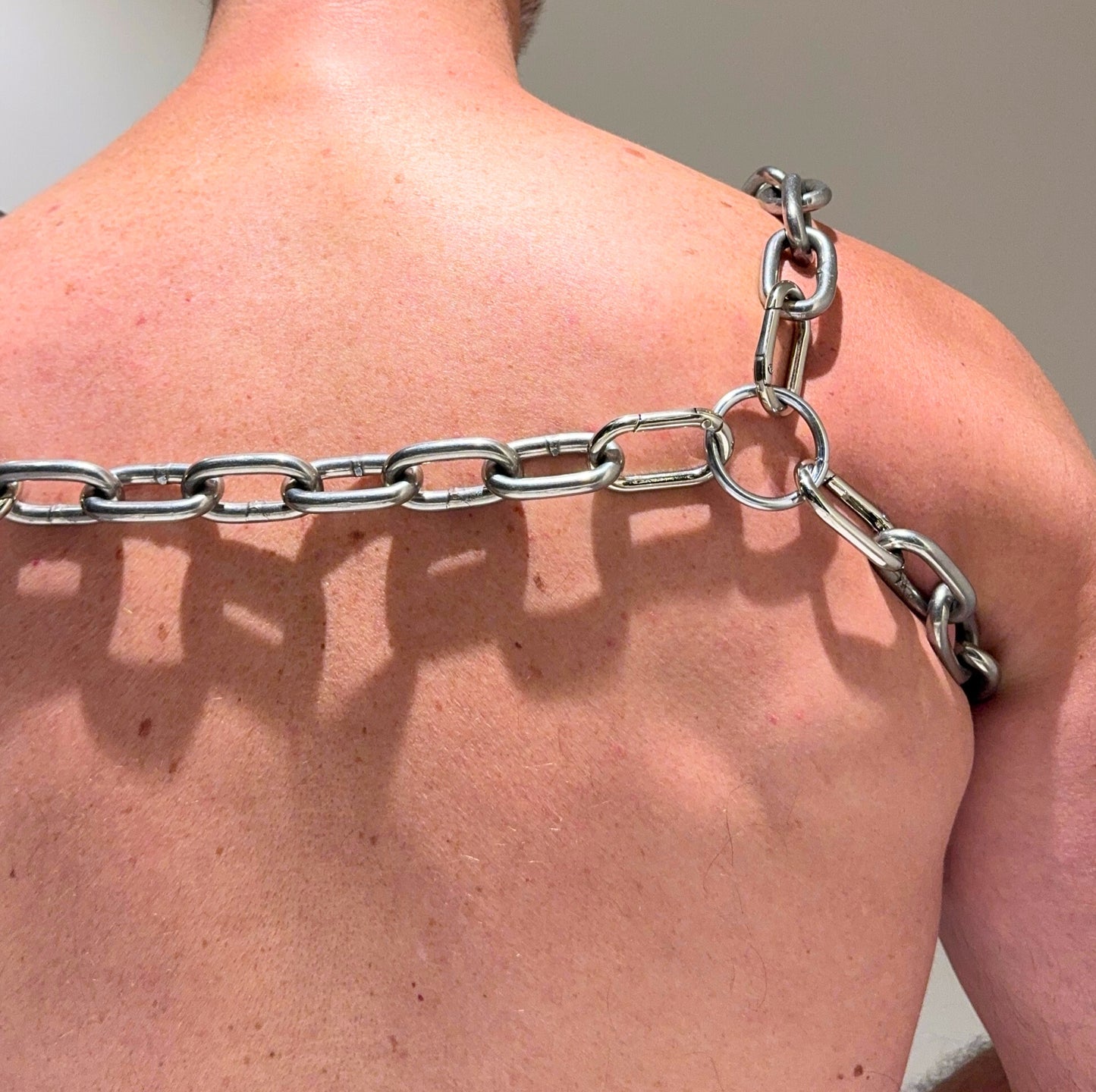 Men's Heavy Duty Stainless Steel Chain Harness