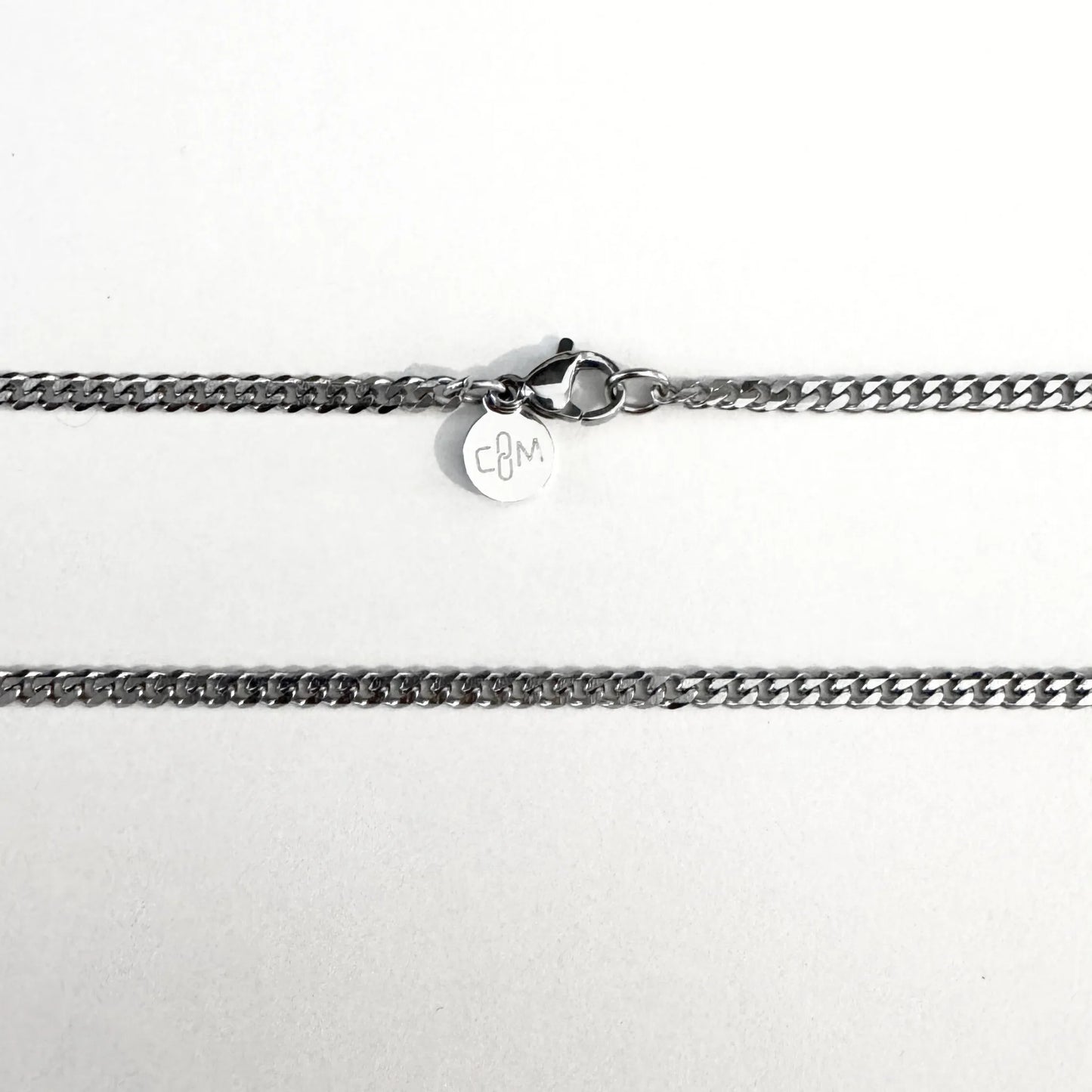 Silver 5mm Curb Chain Necklace