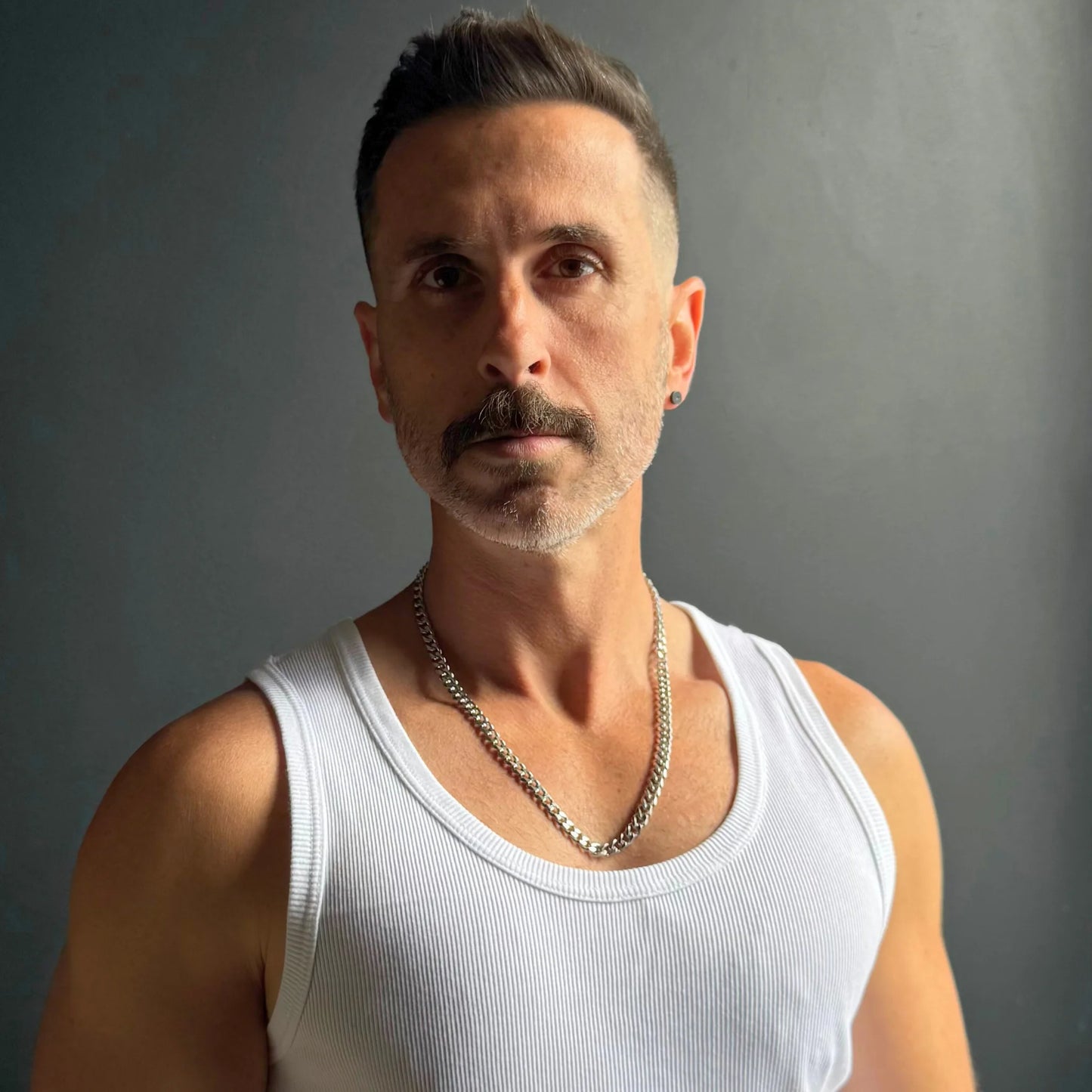 Silver 7mm Curb Chain Necklace