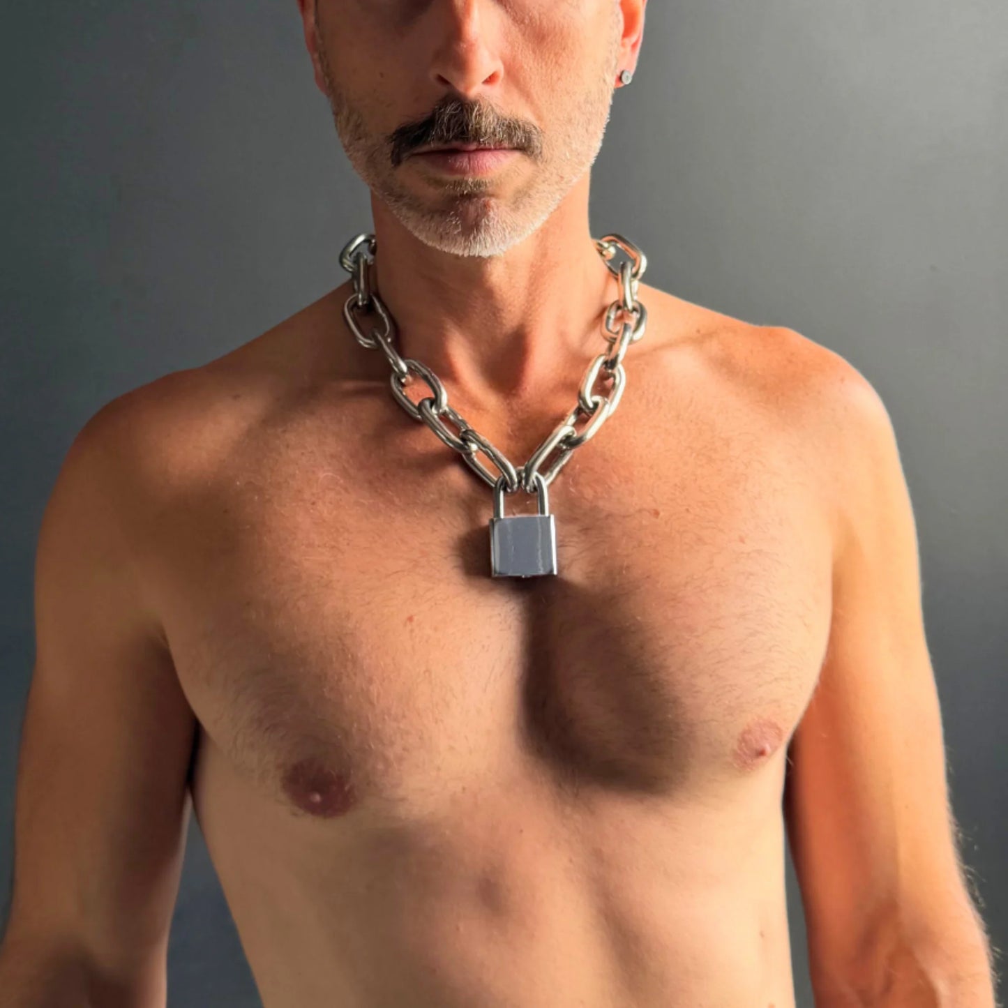 Heavy Duty Padlock Chain Necklace