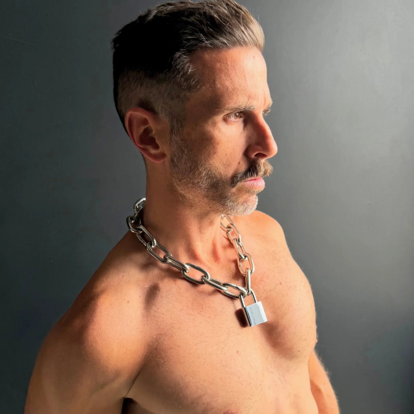 Heavy Duty Padlock Chain Necklace