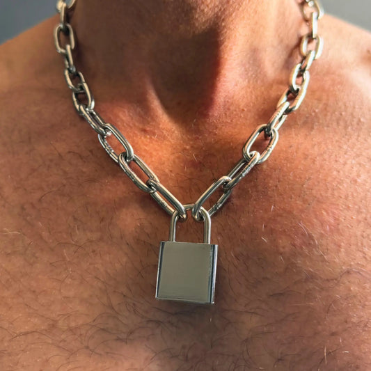 Light Duty Padlock Chain Necklace