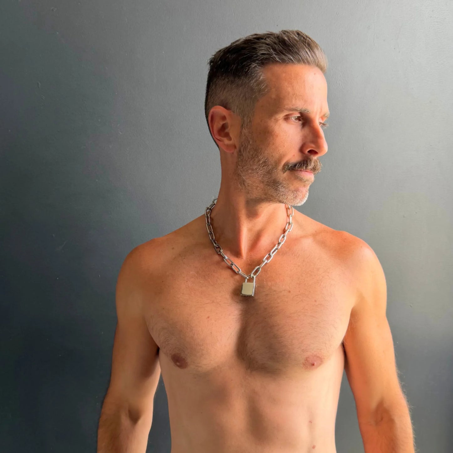 Light Duty Padlock Chain Necklace