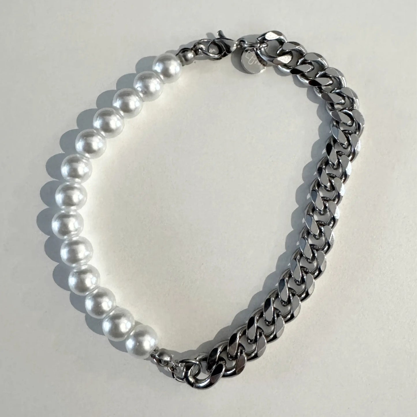 Pearl & Stainless Steel Bracelet