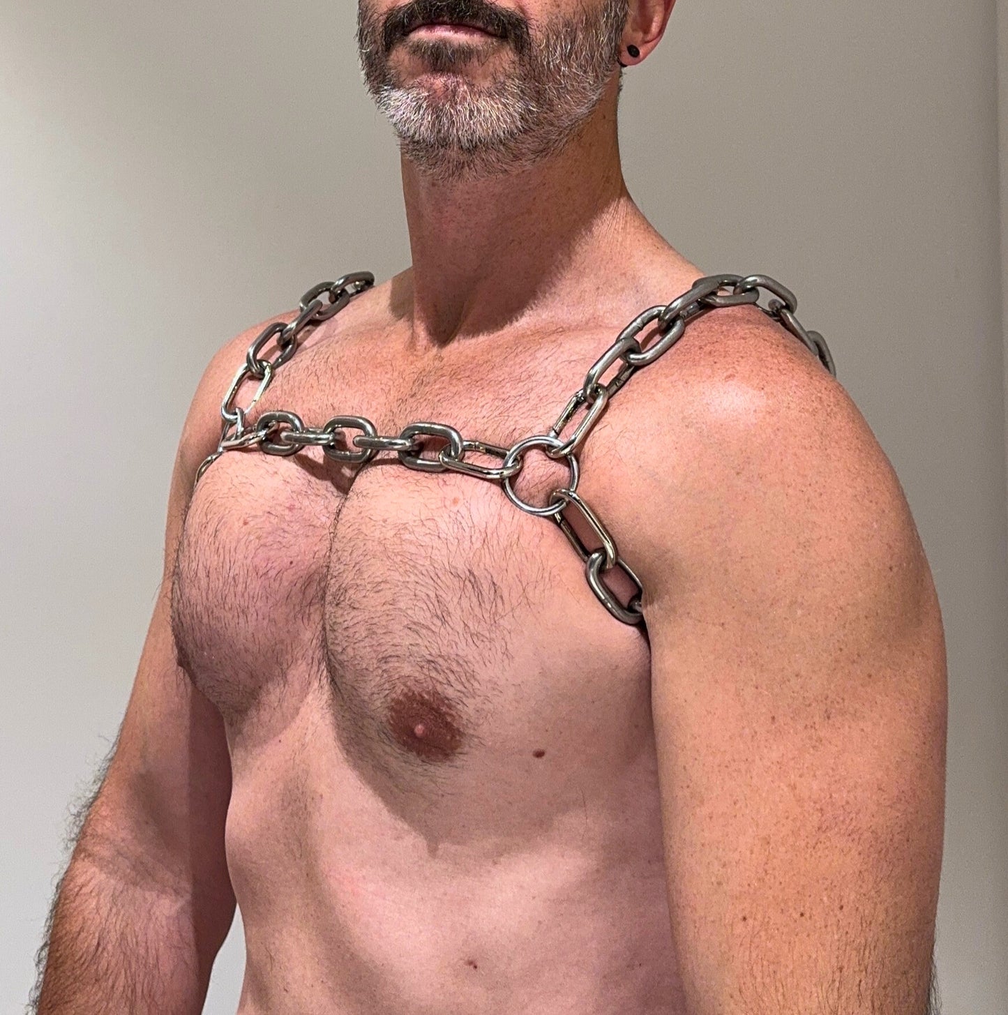Men's Heavy Duty Stainless Steel Chain Harness