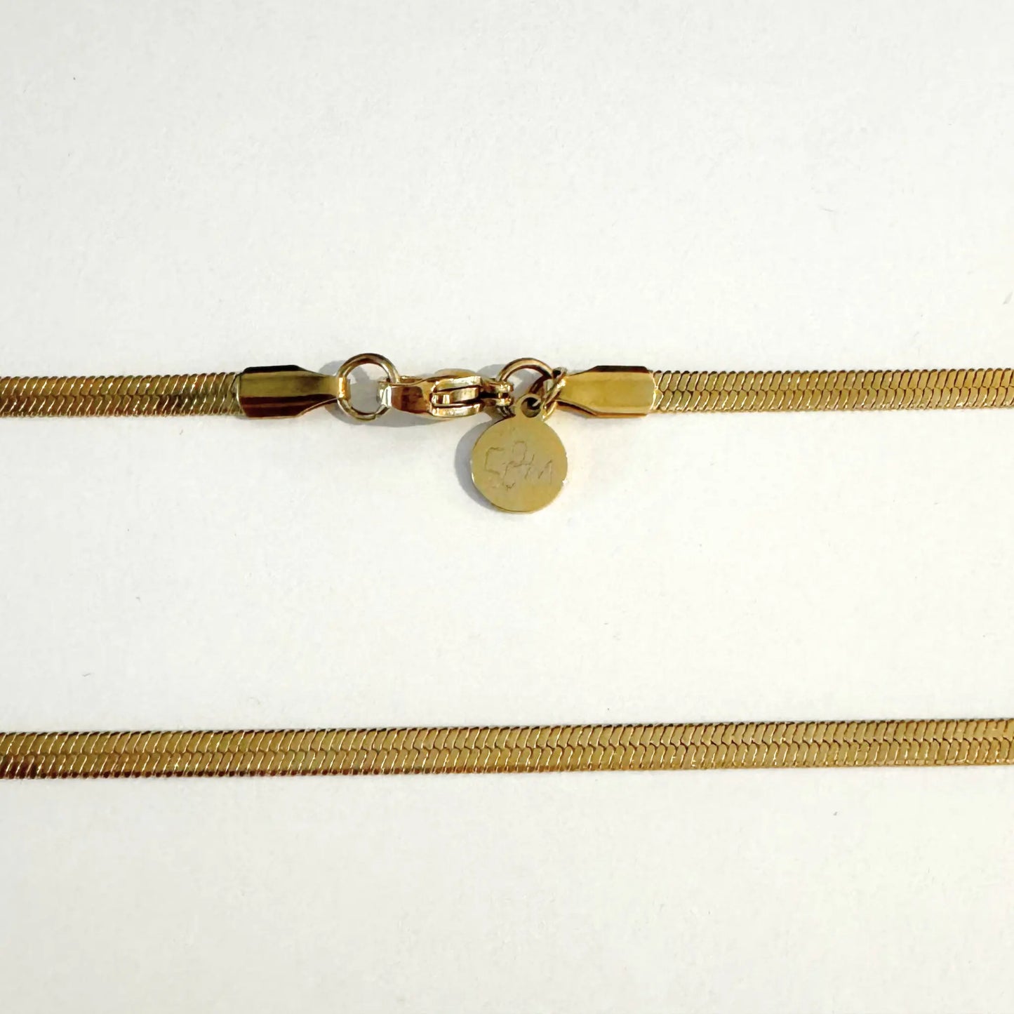 Gold 3mm Snake Chain Necklace