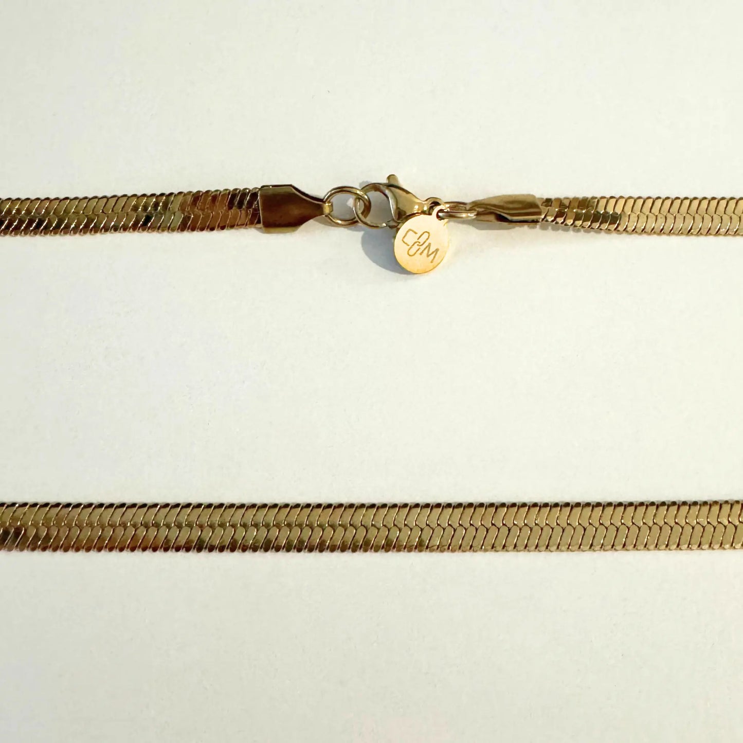 Gold 5mm Snake Chain Necklace